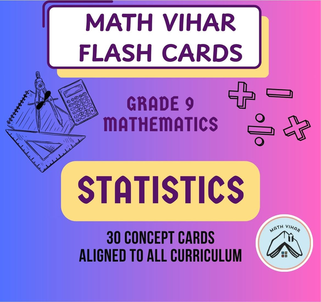 Grade 9 - Statistics - Flash Cards