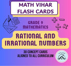 Grade 9 - Rational and Irrational Numbers - Flash Cards