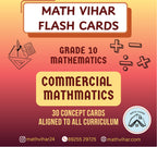 Grade 10 - COMMERCIAL MATHEMATICS - Flash Cards