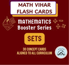 Sets Flash Cards for Class 7 and Above | 30 Score Booster Cards | All Curriculum CBSE, ICSE, IGCSE | Sets Learning Cards for Exam Prep