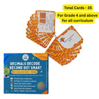 Grade 3 and above - Decimals - Flash Cards