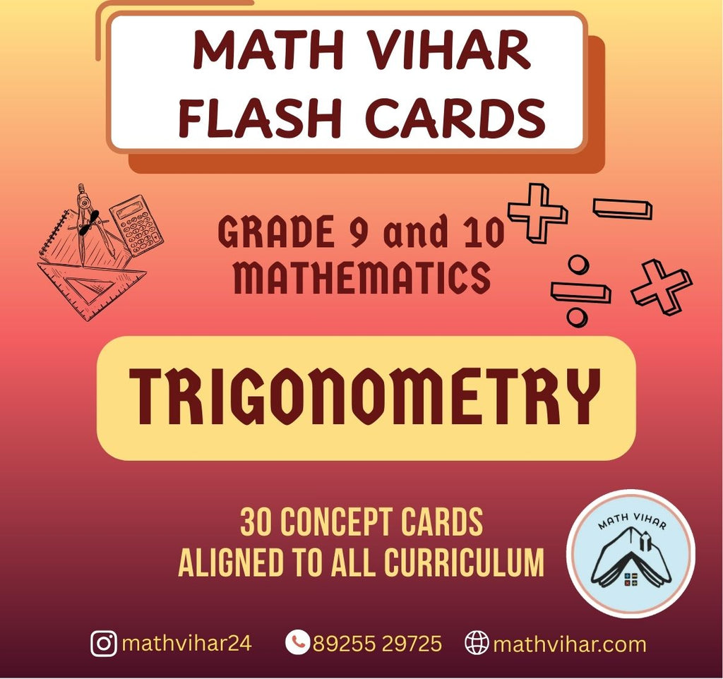 Grade 9 and 10 - Trigonometry - Flash cards