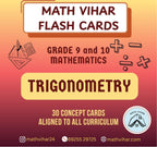 Grade 9 and 10 - Trigonometry - Flash cards