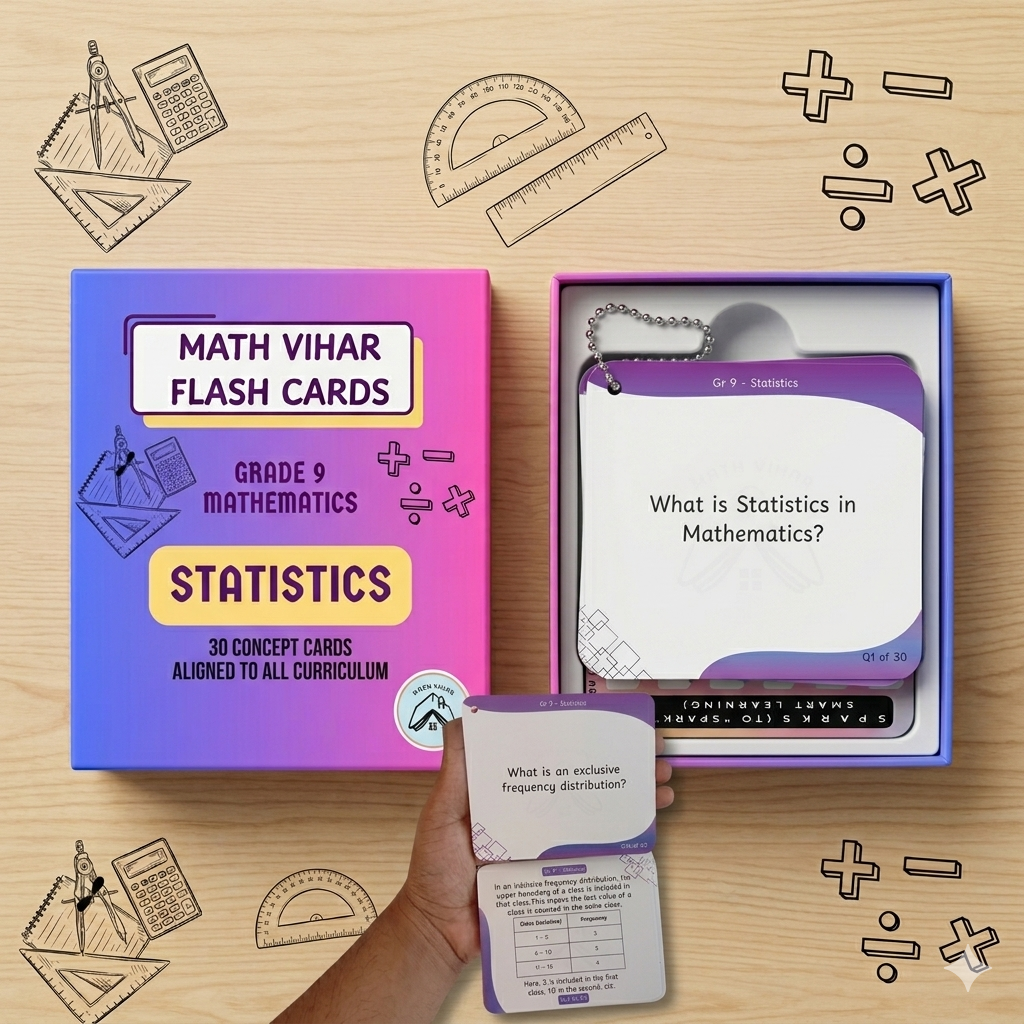 Grade 9 - Statistics - Flash Cards