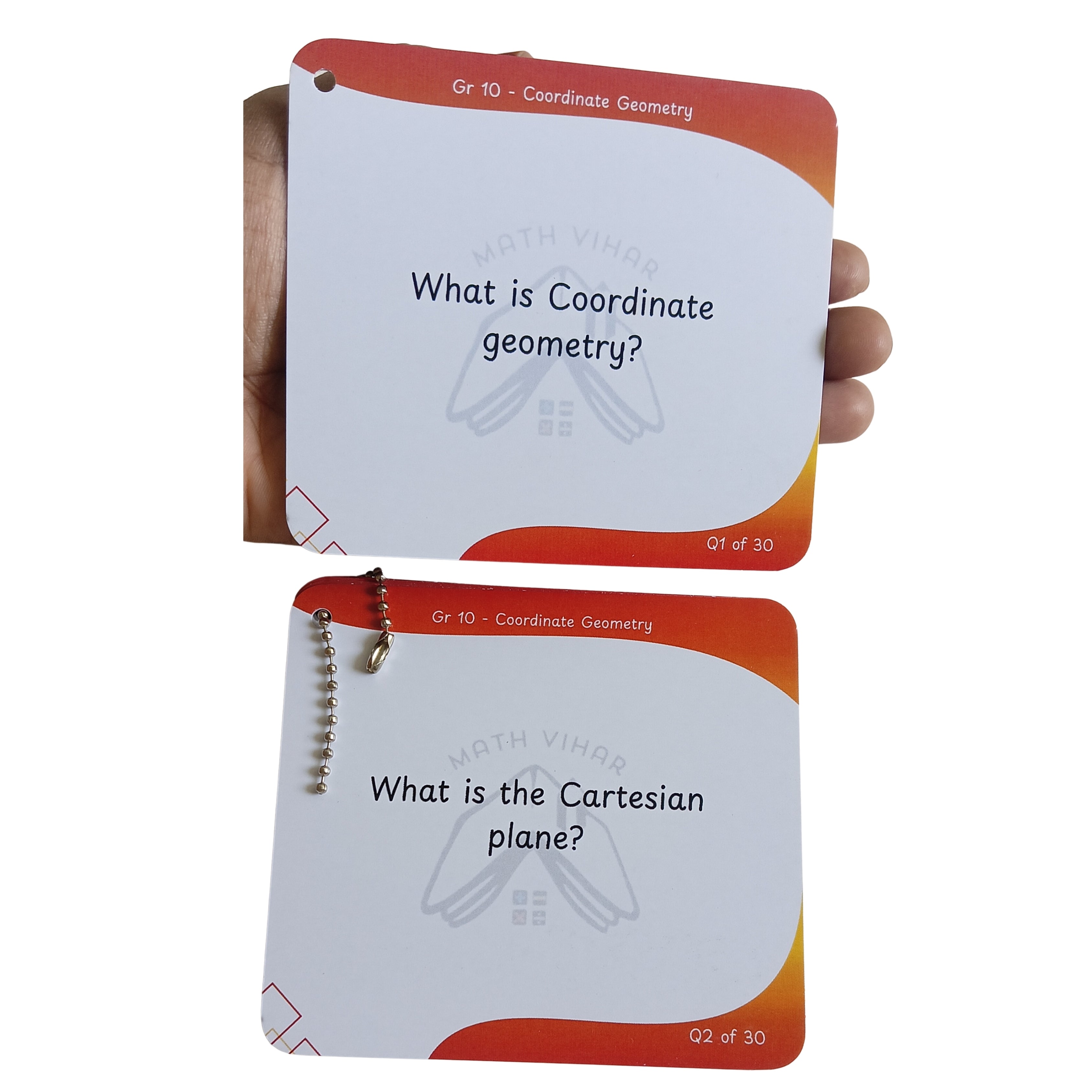Grade 10 - COORDINATE GEOMETRY - Flash Cards