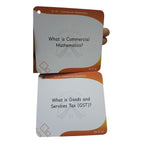 Grade 10 - COMMERCIAL MATHEMATICS - Flash Cards