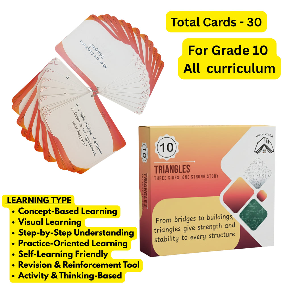 Grade 10 - TRIANGLES - Flash Cards