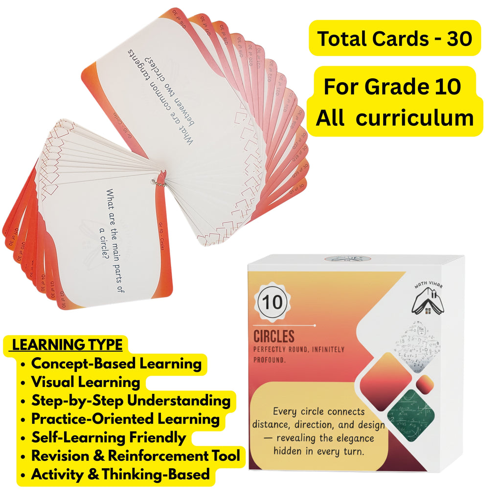 Grade 10 - CIRCLES - Flash Cards