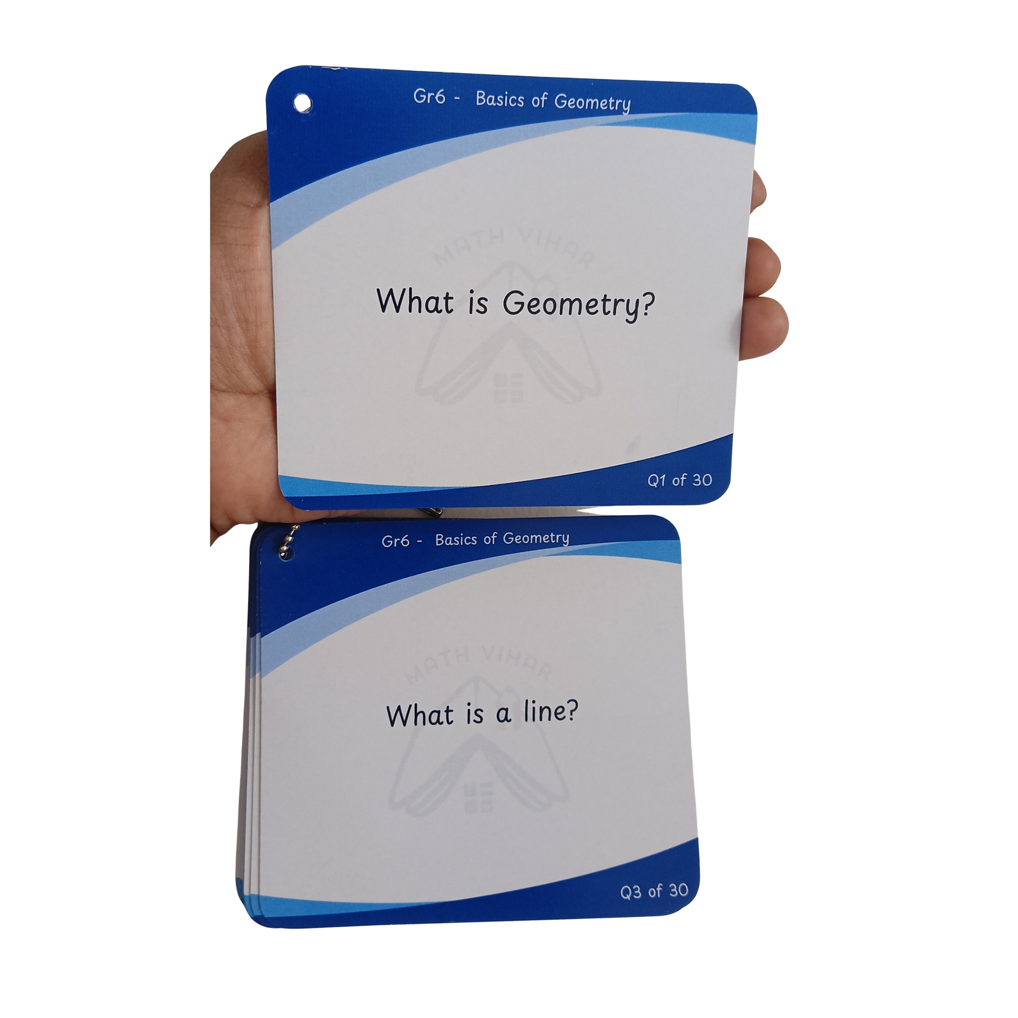Grade 6 - Geometry Basics  - Flash Cards