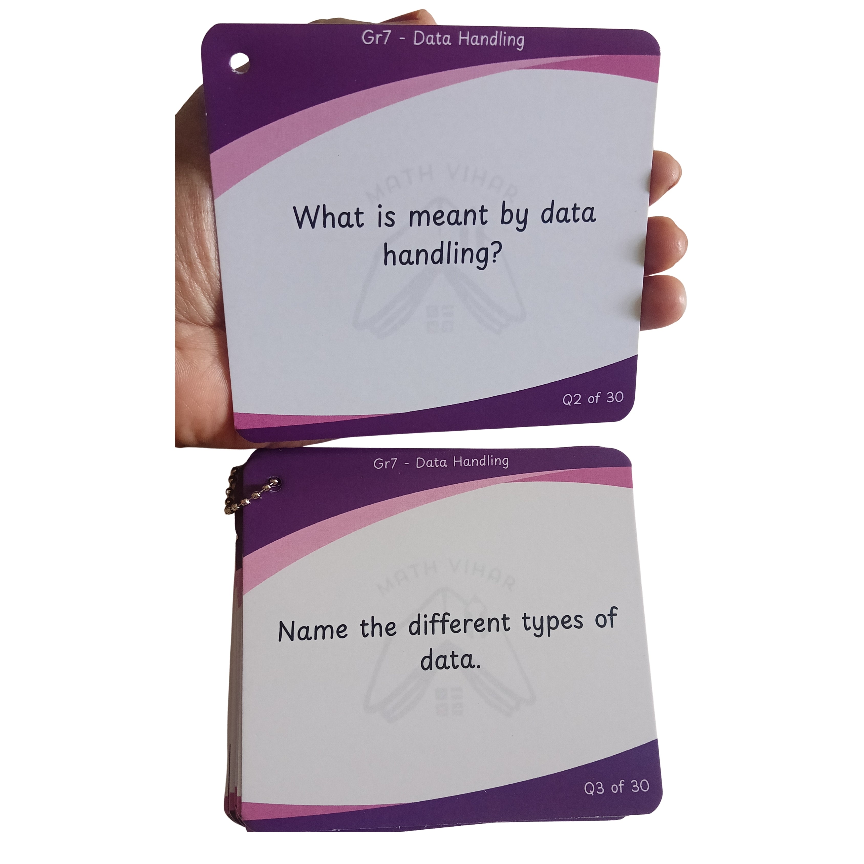 Grade 7 - Data Handling - Flash Cards