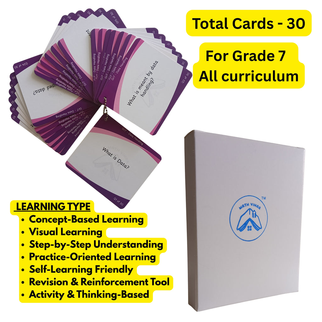 Grade 7 - Data Handling - Flash Cards