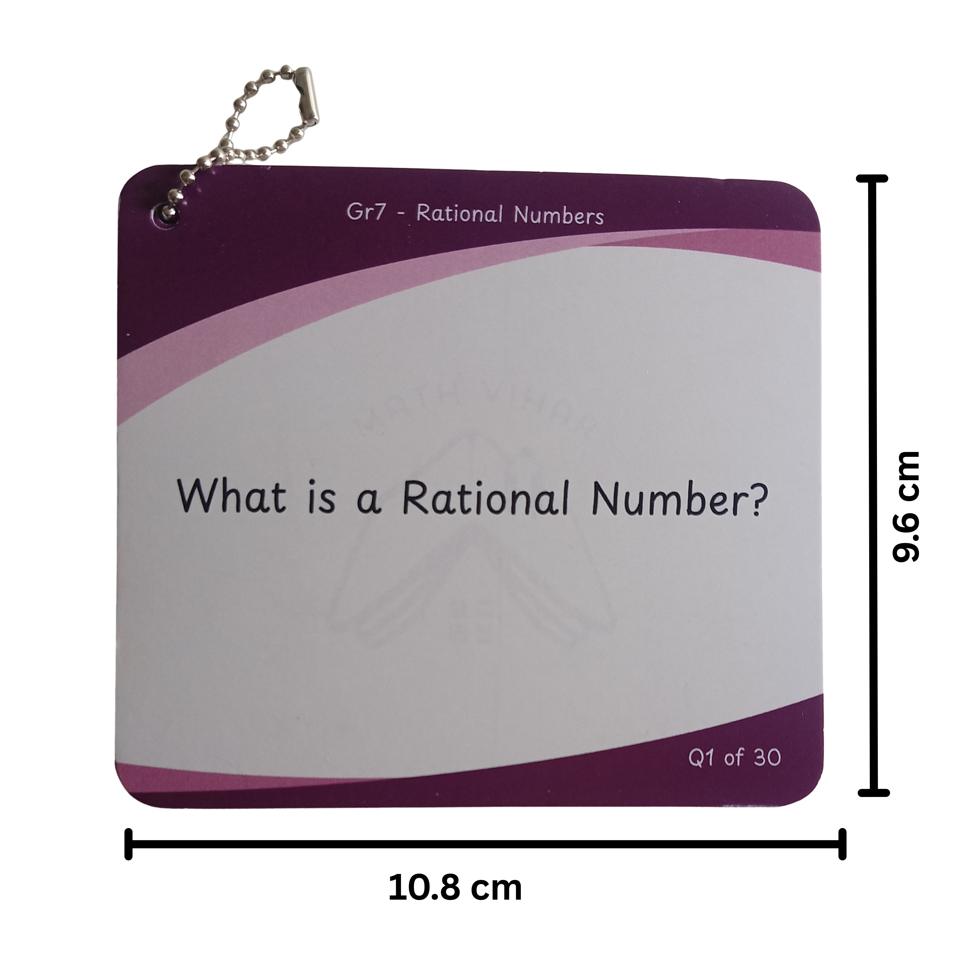 Grade 7 - Rational Numbers - Flash Cards