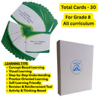 Grade 8 - Algebraic Expressions  - Flash Cards