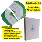 Grade 8 - Direct and Inverse Proportions  - Flash Cards
