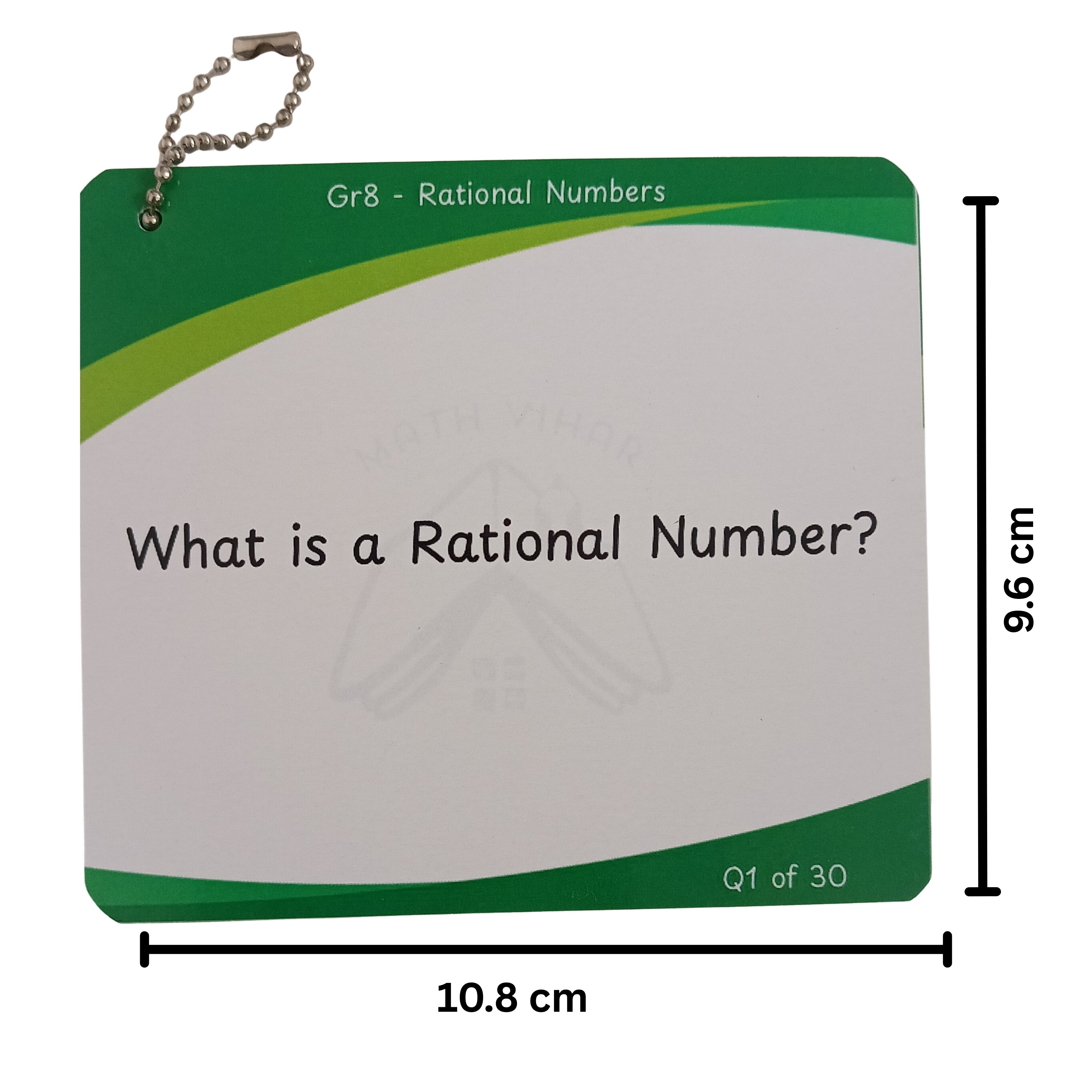 Grade 8 - Rational Numbers - Flash Cards