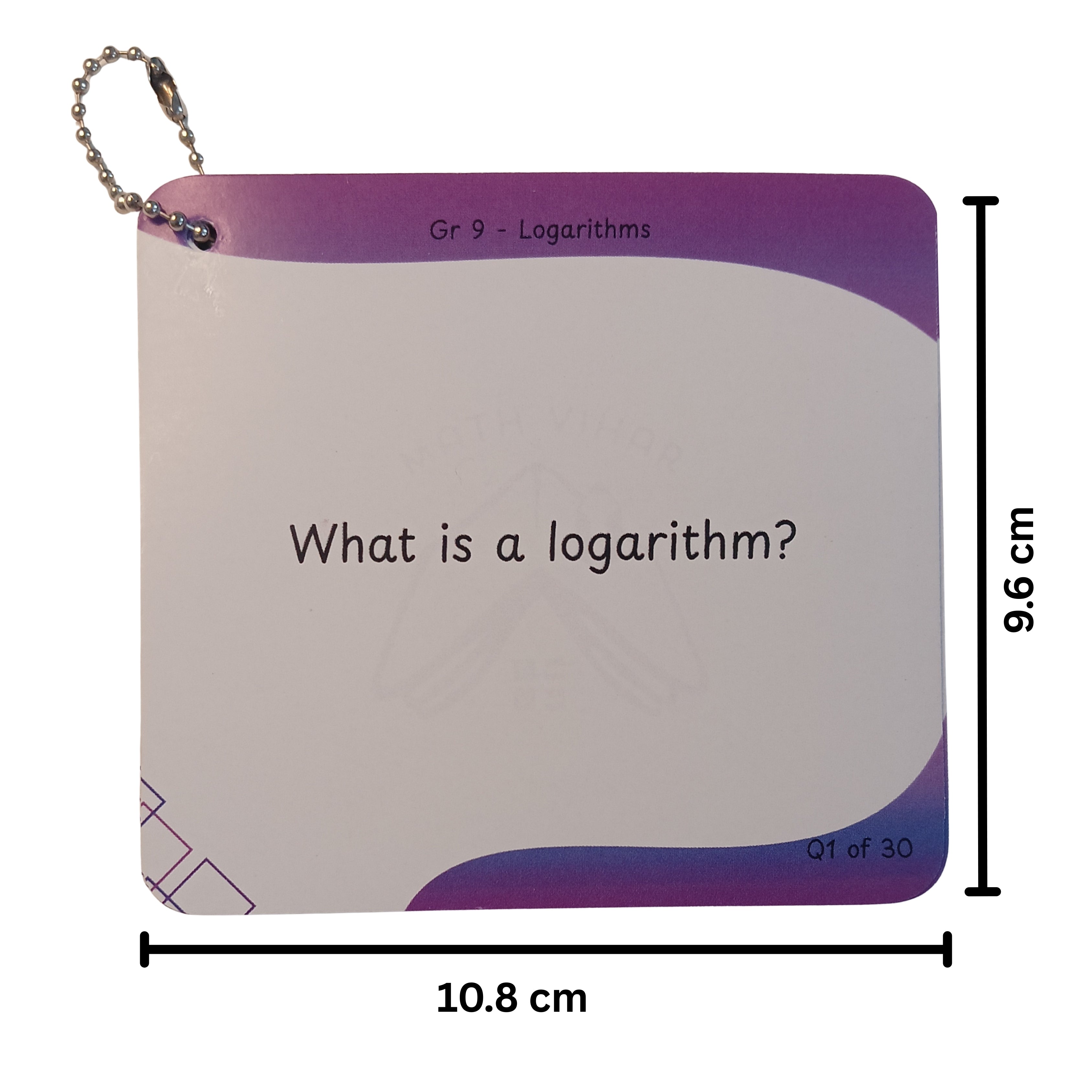 Grade 9 - Logarithms - Flash Cards