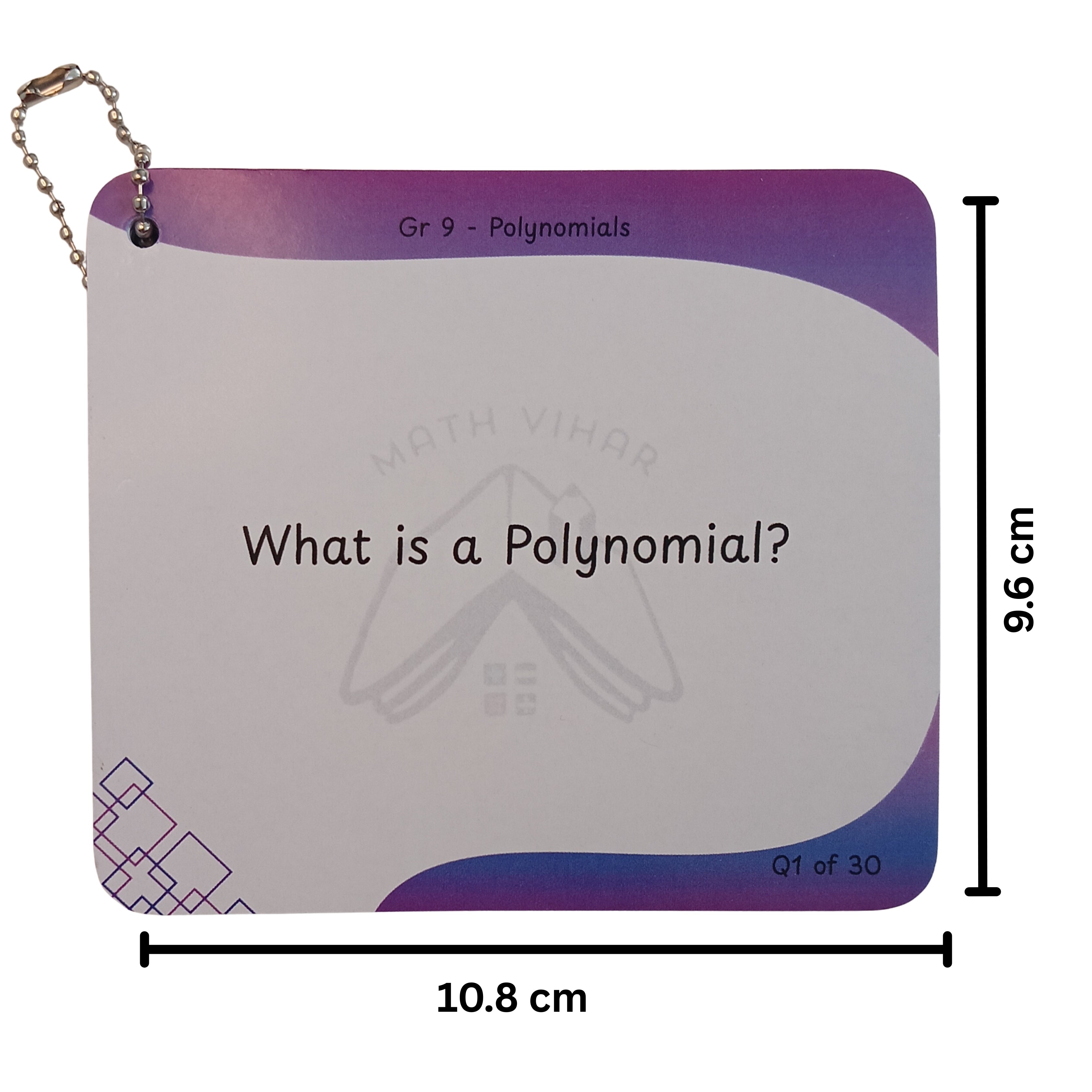 Grade 9 - Polynomials - Flash Cards