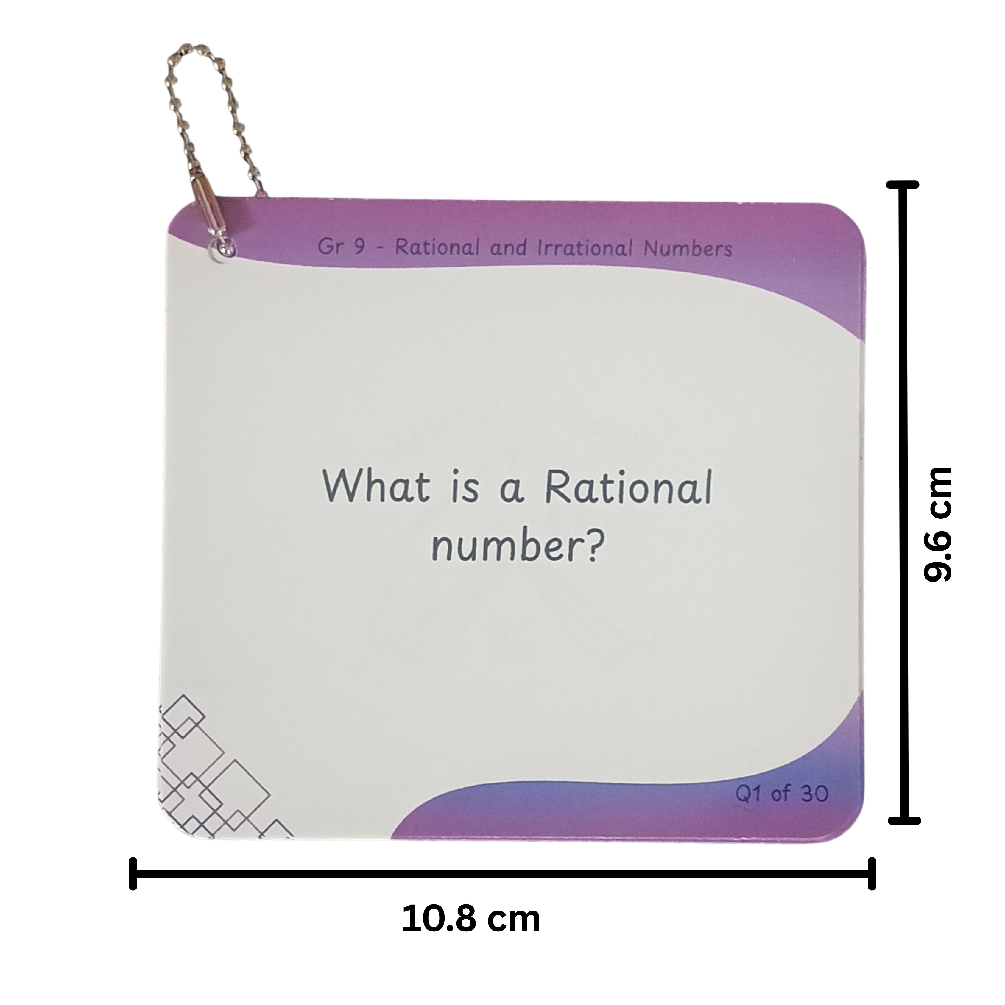 Grade 9 - Rational and Irrational Numbers - Flash Cards