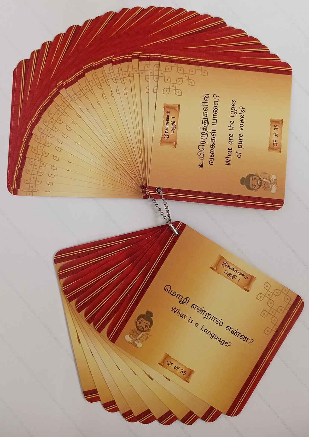 Tamil Grammar Level 1 Flash cards
