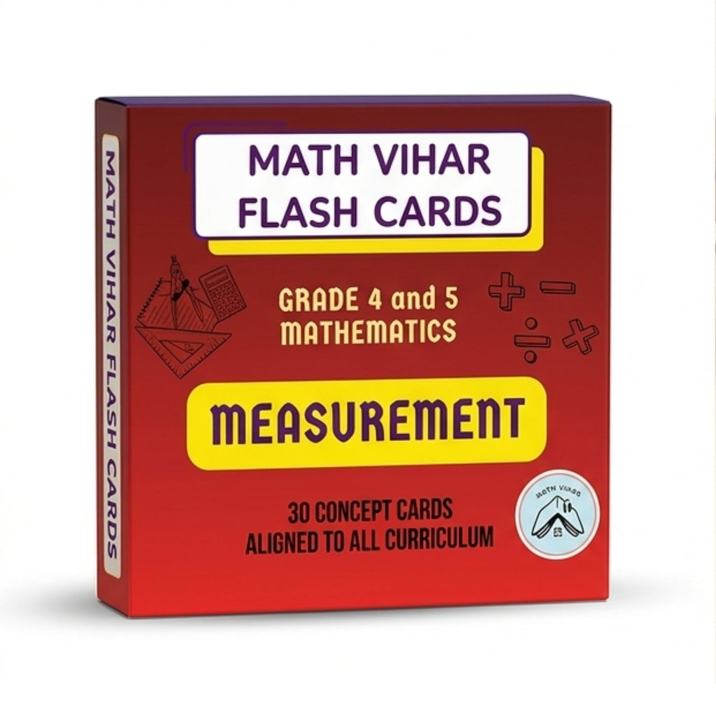 Grade 3 and above - Measurement - Flash Cards