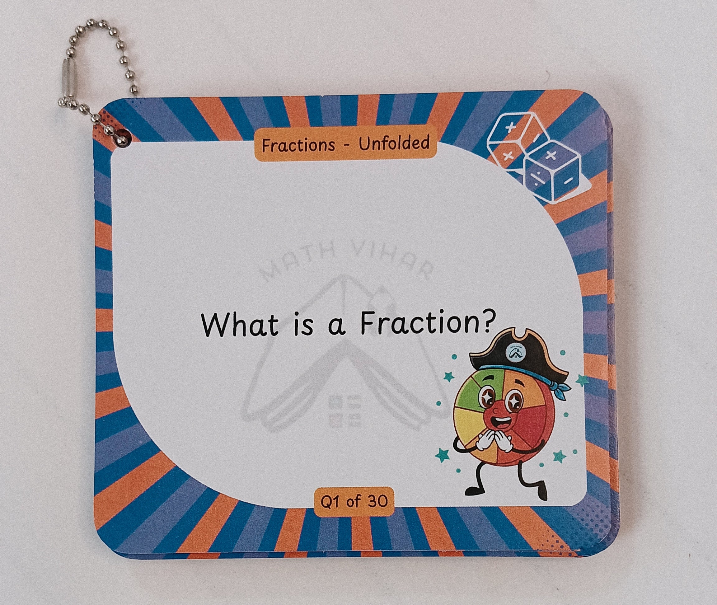 Grade 3 and above - Fractions - Flash Cards