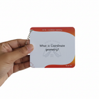 Hand holding Math Vihar Flash Card
