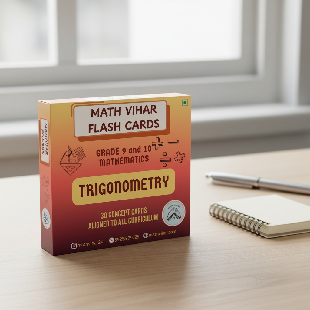Grade 9 and 10 - Trigonometry - Flash cards